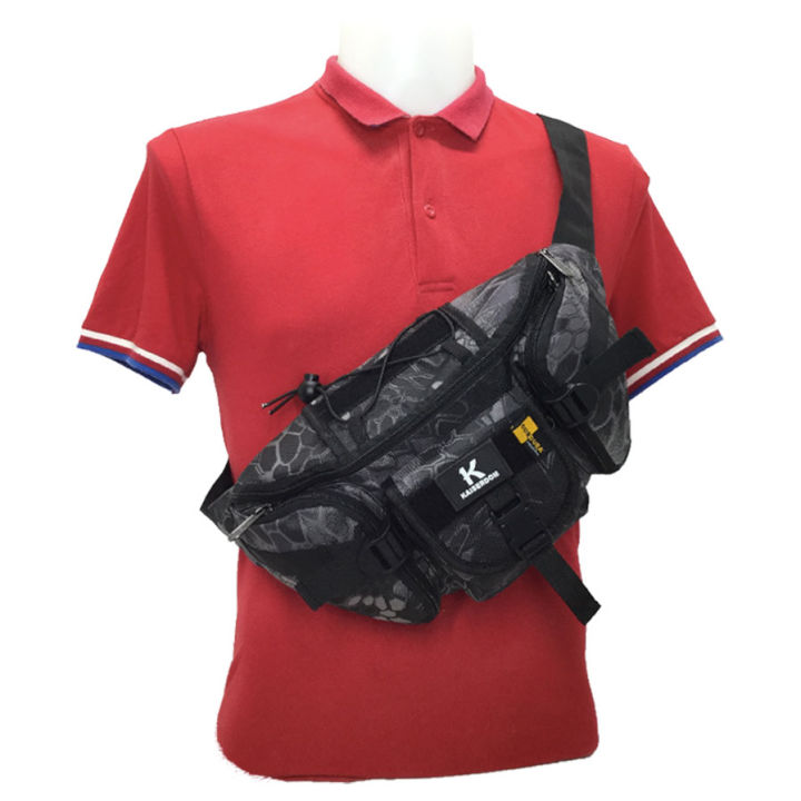 EasyGo Jovi Tactical Military Collection Mens Waist Bag Belt Bag Cross