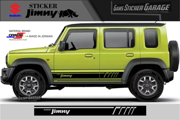 sticker jimny 5 pintu jimny long aksesoris jimny long | Lazada Indonesia