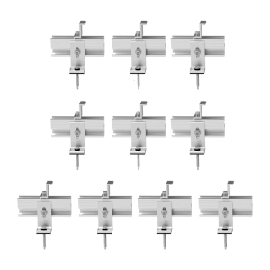 10Pcs Sturdy Solars Panel Mounting Brackets for Secure Installation on Different Roofs and Marine Vessels Daily Use