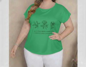 MUSHOP  ADULT BLOUSE FREESIZE FIT UPTO SIZEEXTRA LARGE COTTON SPANDEX FABRIC