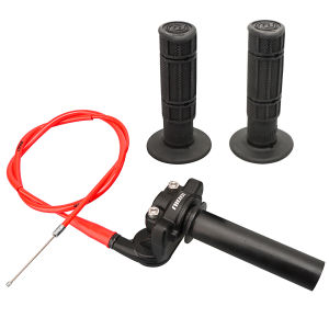 NIBBI Motorcycle Throttle Cable Handlebar Kit Motocross 22mm 24cm Twists Handle Grips For KTM Honda Yamaha Suzuki ATV Pikbike Motor Modified Parts