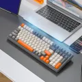 K8 Wireless Mechanical Keyboard Three Modes Gamer Keyboard 100 Keys BT/2.4Ghz /Type-C Wired Silent Typing for PC Laptop. 