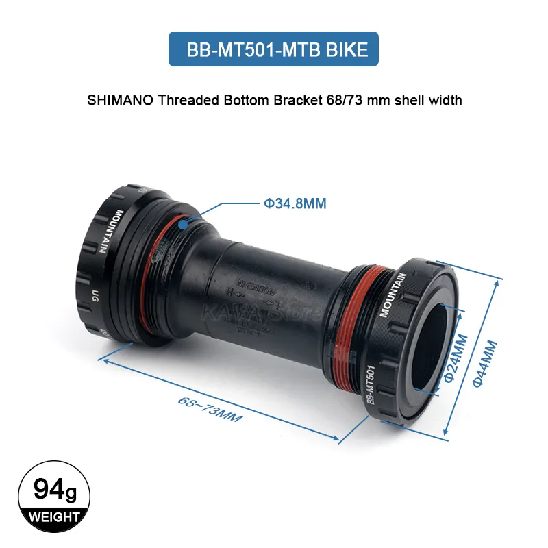 Shimano Hollowtech Bottom Bracket 73mm Bsa Threaded Shimano 73mm