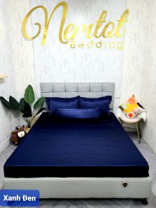 📢FLASH SALE📢 Bộ 4 Món Phi Lụa Silk Mềm Mướt Mịn Bộ Ga Gối Đủ Size Phi Lụa Hàng Loại 1 Vỏ Gối Ôm May Khóa Kéo Hàng Đẹp Giá Sỉ _ Nemtot Bedding