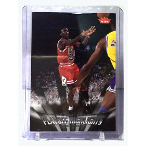 Michael Jordan 2007-08 Fleer Playoff Highlights no.PH4 NBA card