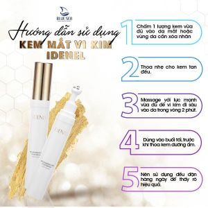 Kem mắt vi kim IDENEL 20ml - kết hợp giữa công nghệ vi kim sinh học và peptide - xóa nhăn thần tốc - Hàn Quốc