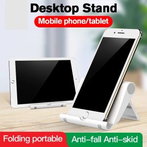 2Pcs Adjustable Phone stand holder foldable mini stand Portable tablet handphone stands Compatible for iPhone14ProMax Samsung S22 Black White and Blue