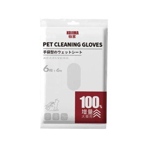 Kojima Pet Wash-free Cleaning Gloves Dog & Cat Bate Deodorant Dry Cleaning Disposable Wet Wipes Gloves