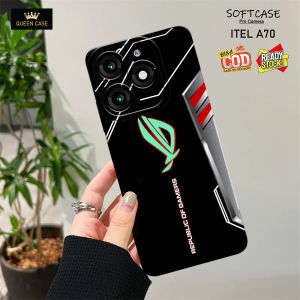 Case Itel A70 2023 / A90 - Queen Case - Motif GAMING - Softcase Pro Camera Lembut Lentur Dan Tebal - Casing - Cover - Karet - Kesing - Silikon - Silicone Case Ponsel Protection TPU Handphone - Queen Case