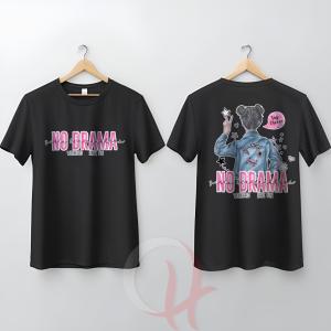 baju kaos perempuan katun tebal dan lembut sablon digital depan belakang buat remaja hingga dewasa