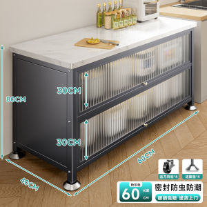 Kitchen Island Table For Kitchen Island Counter Table Kitchen Island Kitchen island Table Movable Dining Side Storage Cabinet Cupboard Floor-Standing Rack