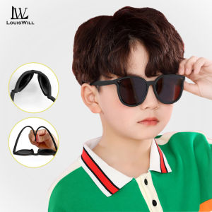 LouisWill Children Sunglasses Fashion Polarized Sunglasses Kids Sunglasses Bending Fatigue Resistance Polarized UV400 Children Protection Spectacle Lens