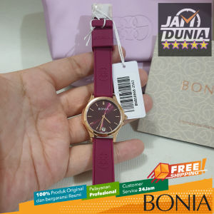 JAM BONIA ORIGINAL - BONIA BNB10868-2562 BONIA BNB10868 2562 - LALUNA - Women CT - Rubber - Purple - JAMDUNIA / JAM DUNIA JD18 # JAM TANGAN WANITA JAM WANITA JAM TANGAN ANTI AIR $ JAM TANGAN BONIA BNB10858 2562 BONIA BNB 10858 2562 BONIA BNB108582562 S003