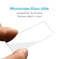 50Ppcs/Box Object Glass 7101 7105 Microscope Slides Kaca Mikroskop Slides Kaca Preparat Objek Glas Kaca Benda. 