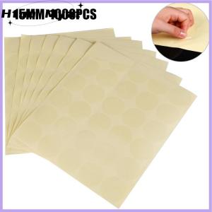 tantuoye 1000 15MM clear round sticker round transparent labels circle PVC Sealing labels
