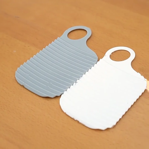 3Pcs Mini Plastic Washboard Non-Slip Laundry Board Folding Double Sided Washboard Cleaning Tools with Hanging Hole