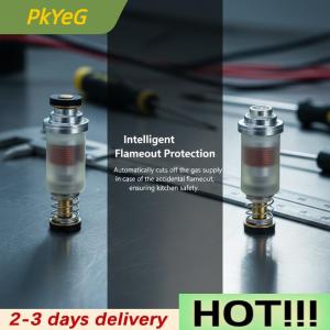 PkYeG Flame Failure Safety Device 1 2 5Pcs Solenoid Valve for Gas Stove Valve with Maximum Security Home Kitchen