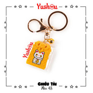 Móc Khóa Yushou Tiền Tài - Mẫu 48 (Kiểu Omamori) Có sẵn