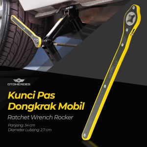 OTOHEROES Kunci Pas Dongkrak Mobil Ratchet Wrench Rocker
