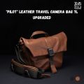 Wotancraft PILOT LEATHER TRAVEL CAMERA BAG 7L UPGRADED. 