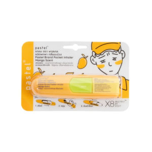 Best Seller PASTEL BRAND POCKET INHALER SCENTS | Pocket Inhaler with Menthol & Eucalyptus | Refreshing Thai Fruit Oil Inhaler | Pocket-Sized Scent Stick for Relaxation | Aromatherapy Stick for Stress Relief & Mood Boost | Thai Fruit Essential Oil Inhaler.