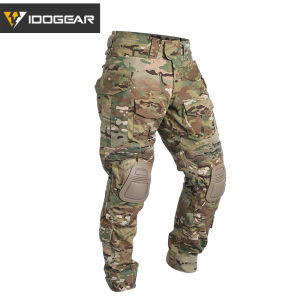 IDOGEAR G3 tactical Pants with Knee Pads Tactical Trousers CP gen3 Camouflage