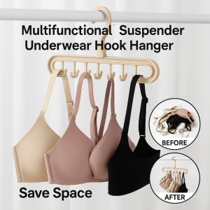 Dormitory multifunctional drying rack underwear wave hangers