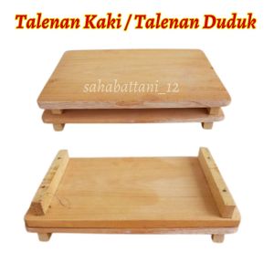 Talenan kayu mahoni asli tebal kaki / alas pemotong sayuran
