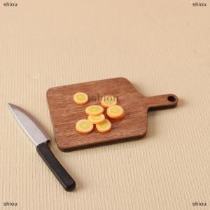 [COD] shiou 5 cái/bộ thớt nhỏ Nhà búp bê 1:12 thớt mô phỏng thớt bánh mì tráng miệng Mô hình đồ chơi trang trí nhà bếp phụ kiện nhà búp bê