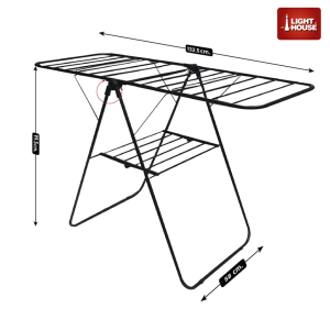 ราวตากผ้า ทรงกางปีก ราวตากผ้าพับได้ #พร้อมส่ง ราว ราวตากผ้าคอนโด รุ่นWR1034A-4NB-2.0