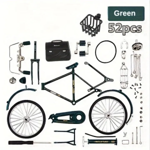 Diy Hợp Kim Mini Xe Đạp Mô Hình Retro Mô Phỏng Kim Loại Xe Đạp Lắp Ráp Bộ Sưu Tập Giáo Dục Đồ Chơi Cho Trẻ Em Quà Tặng