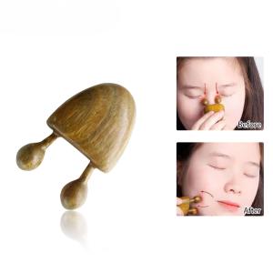 🔶 Sandalwood Massage Comb Head Meridian Massage Comb Scalp Scraping Dredging Wood Comb