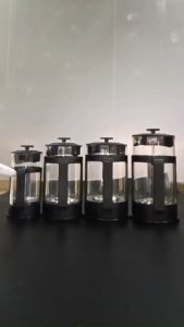 New 350ML/600ML Hand Punch Coffee Pot Coffeeware Teaware Glass Pot Filter Mesh Tea Makers Stainless Steel Coffee Maker