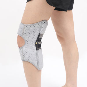 Knee Boosters Adjustable Knee Protection Spring Pad Brace Joint Support Breathable Non-Slip Pain Relief Outdoor Sports Mountaineering