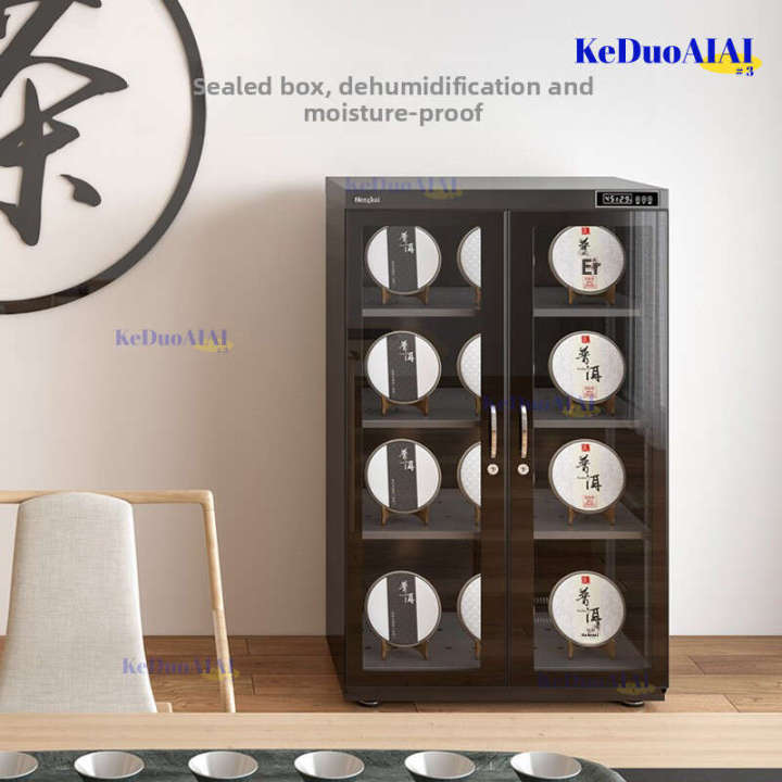 Container Humdity Control Tea Intelligent Electronic Dehumidification Cabinet Large Capacity Tea ...
