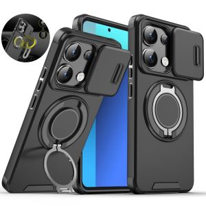Funda For Xiaomi 14T 5G Armor Car Magnetic Ring Phone Case for Xiomi Mi 14T 14 T Mi14T T14 Xiaomi14T Slide Lens Protect Cover