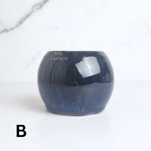 The Leaferie Bonsai Pot / Tray (Series 45) . Plant pot . Zisha . Flowerpot . Purple Sand Planter
