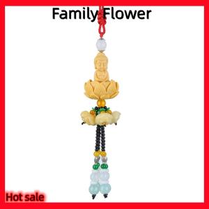 Family Flower Flash Sale Xe Mặt dây chuyền ra khỏi Phật và vào an toàn Trung Quốc phong cách nhựa xe nội thất Mặt dây chuyền Pixiu gương chiếu hậu Mặt dây chuyền