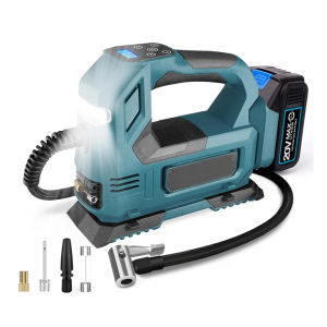 18V Makita Battery Cordless Electric Inflator - Portable Digital Car Air Compressor with Indicator