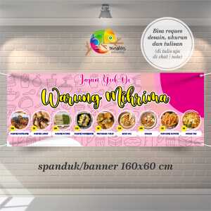 Cetak Spanduk Banner Warung Jajanan
