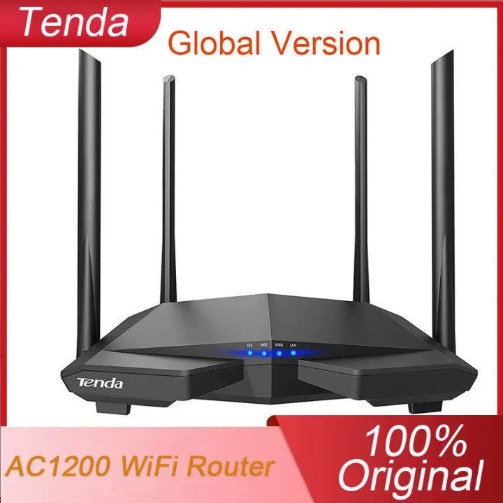 Long Distance Router Tenda Global version Tenda AC6 WiFi router AC1200 5GHz high speed wireless ...