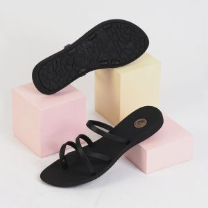 Sandal Jepit Tali Wanita Jeany Banana Anti Slip Gaya Minimalis Camou