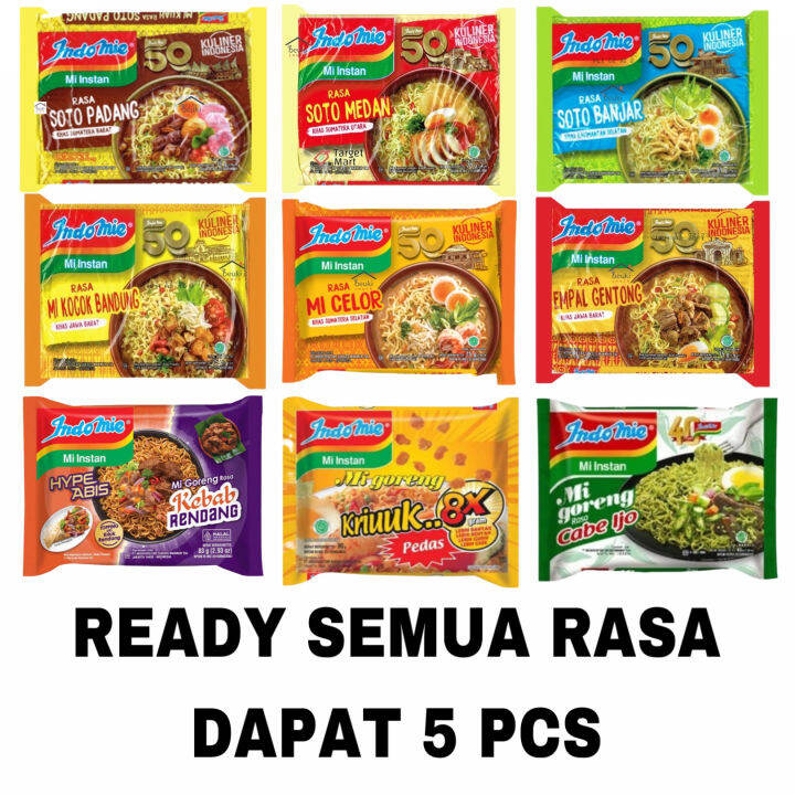 Mie Goreng Indomie Mie Goreng Pcs All Varian Rasa Lazada Indonesia