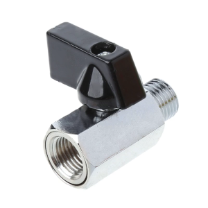Bóng Mini đồng thau cho van 1/4 "BSP đầu nối đực sang cái Vòi máy nén khí