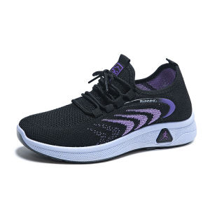 [Free Shipping] Spring New Collection: Breathable And Casual Canvas Shoes Soft-Soled And Non-Slip Designed For Mothers With A Knitted Mesh Upper WomenS Shoes