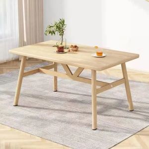 Marble Dining Table Light Luxury Modern and Simple Dining Table Black White Coffee Table