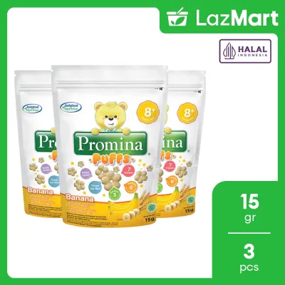 [Paket isi 3] Promina Puffs Pisang 15gr