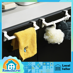 Hole-free door towel rack  免打孔柜门毛巾架