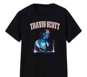 Baju Kaos Musik Rapper Travis Scott Kaos Pria Wanita Dewasa Tebal 24s Murah Keren