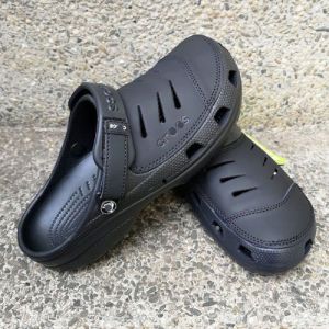 Dép sục nam cross yukon mesa clog cho nam đi mưa bám sàn full boxmàu đen